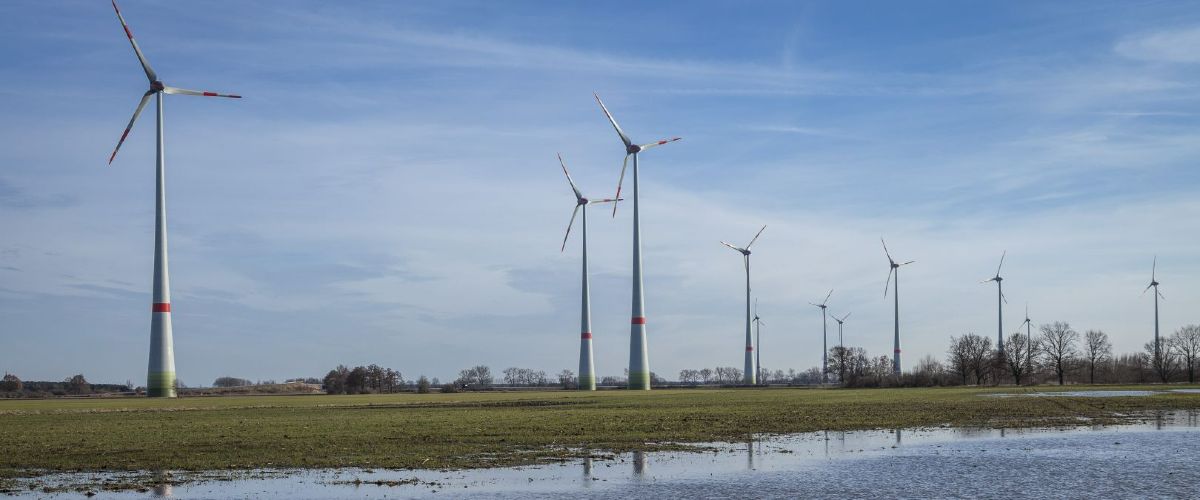 In Norddeutschland wird mithilfe von Winenergie-Anlagen häufig mehr Strom erzeugt, als in der Region verbraucht werden kann.