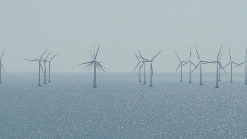 Offshore wind farm.