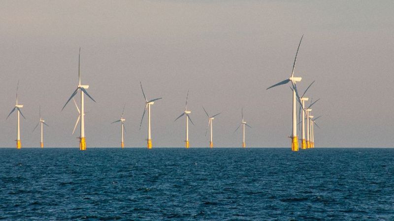 Offshore wind park.