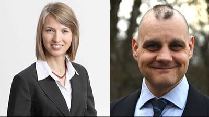 Porträts von Anna Halbig und Mario Koppers