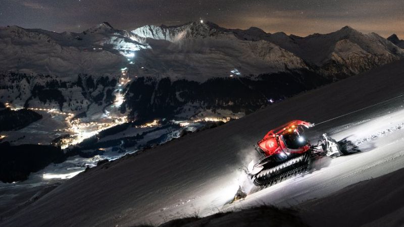 Pistenbully in Lenzerheite