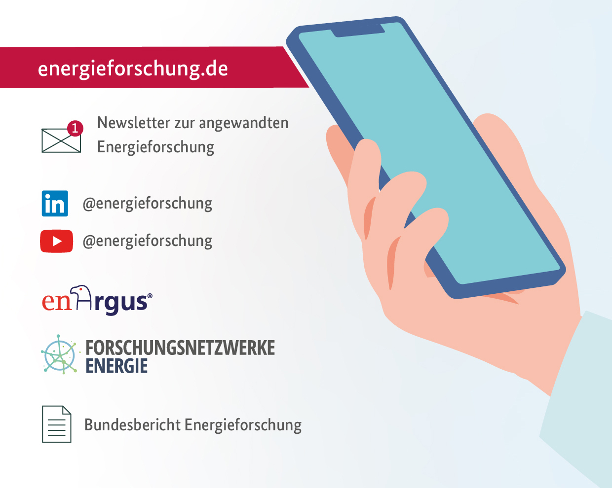 energieforschung.de Informationskanäle