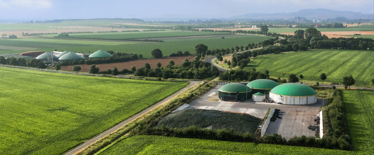 Symbolfoto: moderne landwirtschaftliche Biogasanlagen