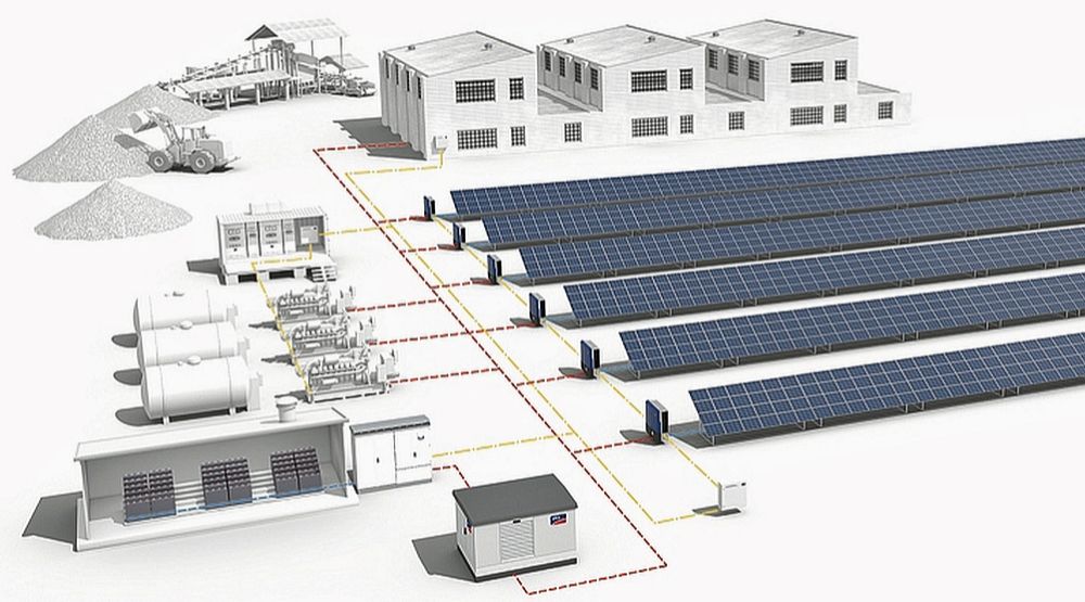 Schematic of a hybrid system.