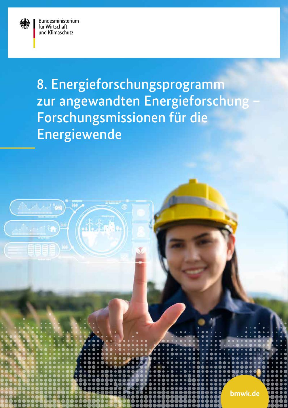 Titelbild des 8. Energieforschungsprogramms des BMWK