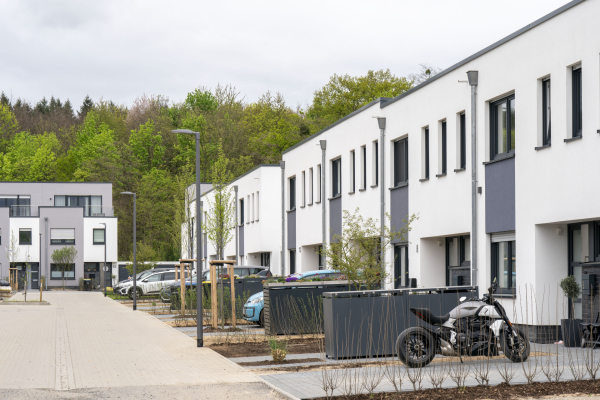 View of the housing estate