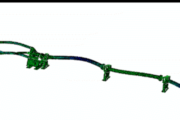 FEM-Eigenformanalysen des Teststandes der TU Clausthal am Drilling Simulator Celle